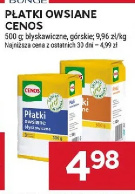 Płatki owsiane błyskawiczne, górskie promocja w Stokrotka
