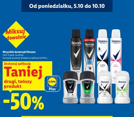 Kosmetyki Rexona promocja w Lidl