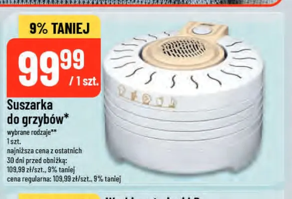 Suszarka do grzybów promocja w POLOmarket