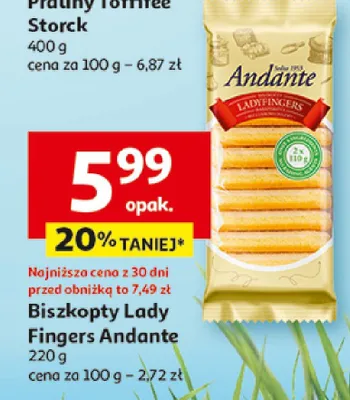 Biszkopaty Lady Fingers promocja w Auchan