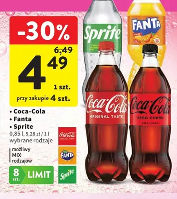 Napój gazowany Fanta promocja w Intermarche