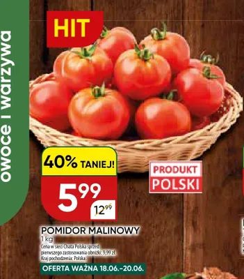 Pomidor malinowy polski promocja w Chata Polska
