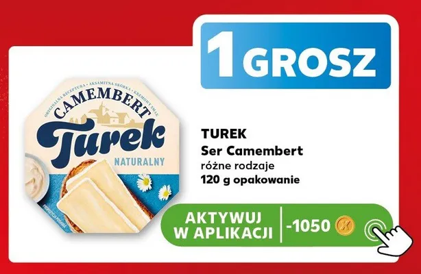 Ser Camembert Turek Naturalny promocja w Kaufland