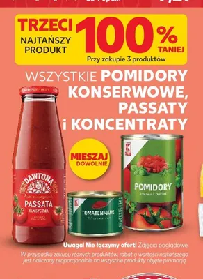 Koncentrat pomidorowy K-Classic Tomatenmark promocja w Kaufland
