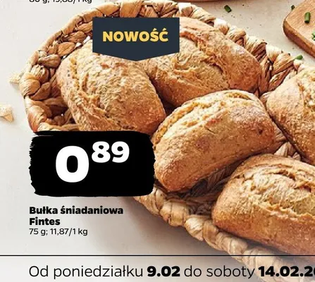 Bułka śniadaniowa Fintes promocja w Netto