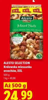Mieszanka orzechów Alesto Selection Królewska XXL promocja w Lidl