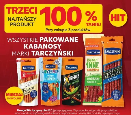 Kabanosy pakowane wszystkie rodzaje promocja w Kaufland