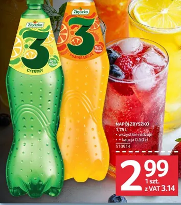 Napój Zbyszko 1,75l promocja w Selgros