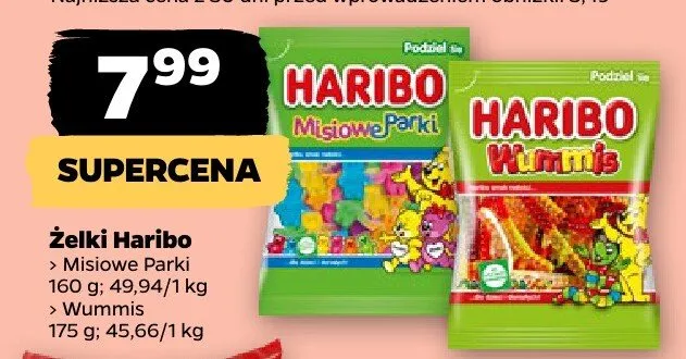 Żelki Haribo Misiowe Parki Wummis promocja w Netto