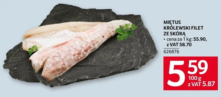 Miętus patagonski filet ze skórą promocja w Selgros