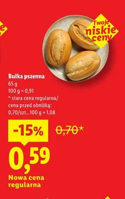 Bułka pszenna promocja w Lidl