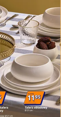 Talerz obiadowy promocja w Action