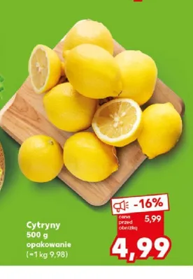 Cytryny promocja w Kaufland