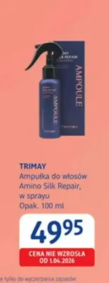 Ampułka do włosów TRIMAY Amino Silk Repair w sprayu promocja w Drogerie DM