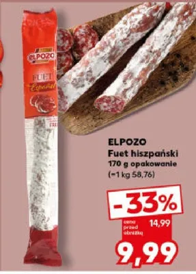 Fuet hiszpański promocja w Kaufland