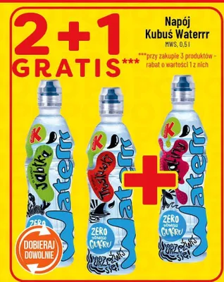 Napój Kubus Waterrr MWS promocja w POLOmarket