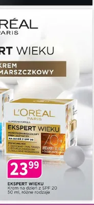Krem na dzień L'Oréal Paris Ekspert Wieku 70+ promocja w Drogerie Polskie