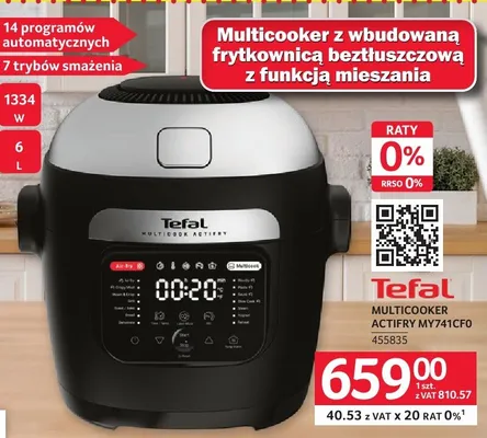 Multicooker Tefal Actifry MY741CFO promocja w Selgros