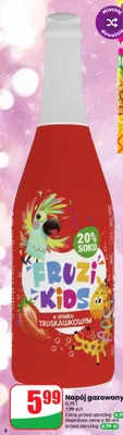 Napój gazowany Fruzi Kids promocja w Dino