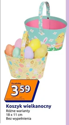 Koszyk wielkanocny, różne warianty promocja w Action