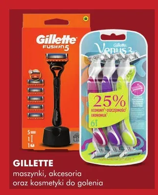 Maszynki, akcesoria oraz kosmetyki do golenia Gillette promocja w Super-Pharm