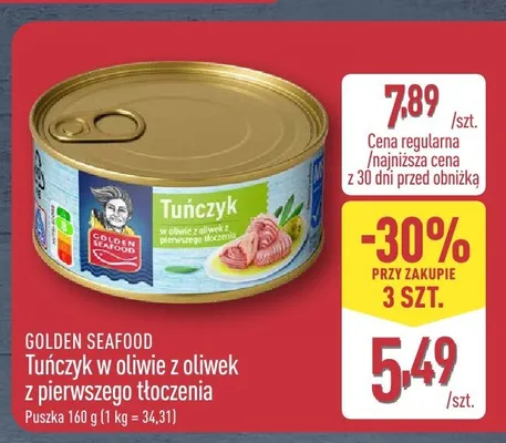 Tuńczyk w oliwie z oliwek Golden Seafood promocja w Aldi
