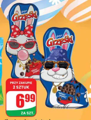 Figurka zajac z drażami promocja w Dino