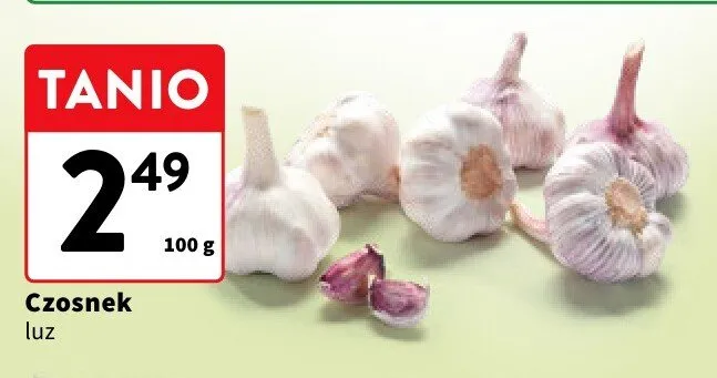 Czosnek luz promocja w Intermarche