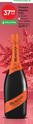 Wino musujące Prosecco Mionetto wytrawne promocja w Żabka