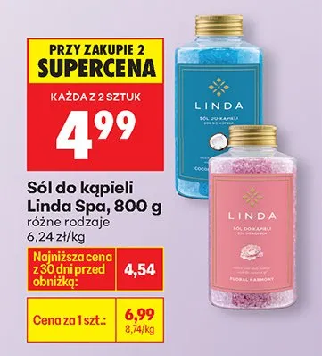 Sól do kąpieli różne rodzaje promocja w Biedronka