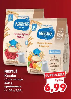 Kaszka mleczno-ryżowa 5 owoców Nestlé promocja w Kaufland