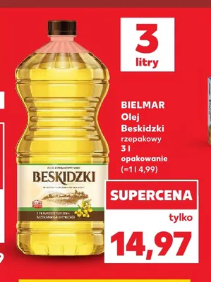 Olej rzepakowy Beskidzki Bielmar promocja w Kaufland