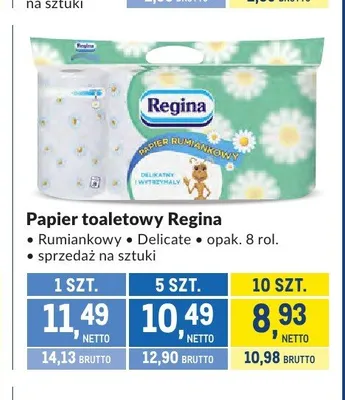 Papier toaletowy Regina Rumiankowy promocja w Makro