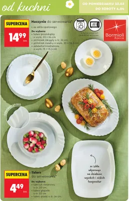 Naczynie do serwowania - talerz prostokątny promocja w Biedronka