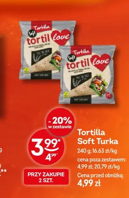 Tortilla Soft Turka promocja w Żabka