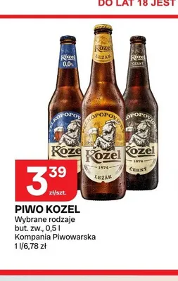 Piwo bezalkoholowe Kozel promocja w Chorten