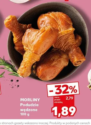 Podudzia wędzone Morliny promocja w Kaufland