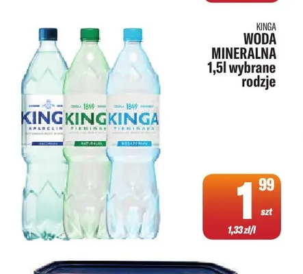 Woda mineralna Kinga promocja w Tomi Markt
