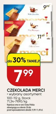 Czekolada Merci promocja w Chata Polska