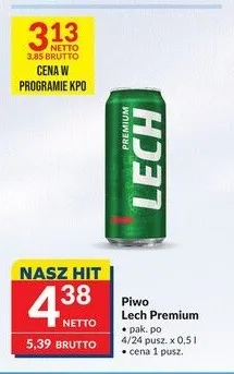 Piwo Lech Premium promocja w Makro
