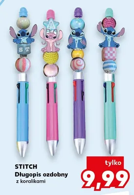 Długopis ozdobny z koralikami Stitch promocja w BACK TO SCHOOL