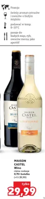 Wino czerwone Maison Castel Merlot promocja w Kaufland