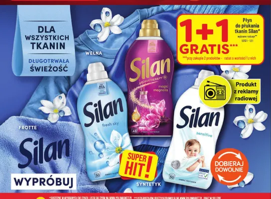 Płyn do płukania tkanin Silan Fresh Sky promocja w POLOmarket