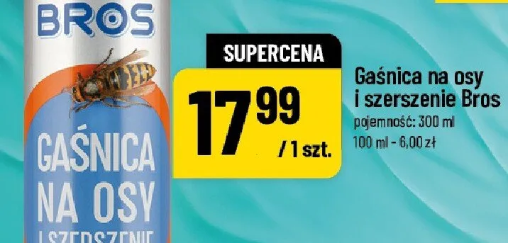 Gaśnica na osy i szerszenie Bros promocja w POLOmarket