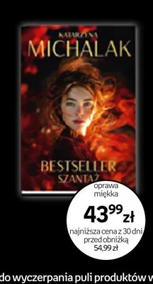 Książka Bestseller Szantaż Katarzyna Michalak promocja w Empik