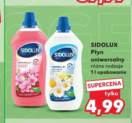 Płyn uniwersalny Sidolux Mydło Marsylskie promocja w Kaufland