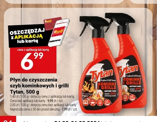 Płyn do czyszczenia szyb kominkowych i grilli Tytan promocja w Twój Market