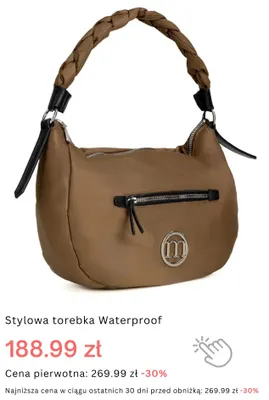 Stylowa torebka Waterproof Monnari promocja w Monnari