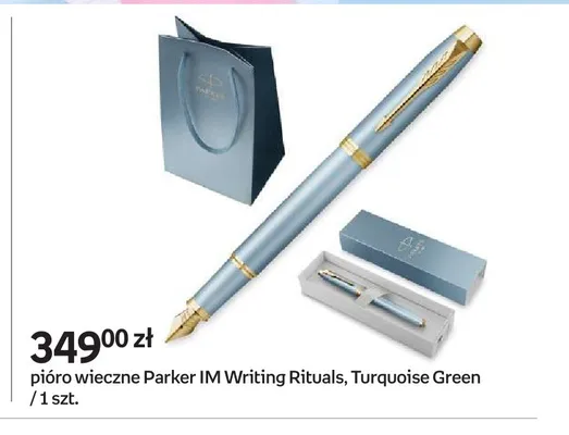 Pióro wieczne Parker IM Writing Rituals Turquoise Green promocja w Empik