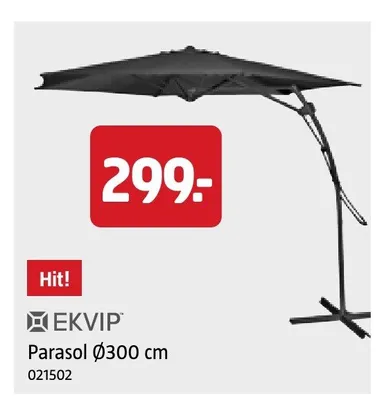 Parasol EKVIP Ø300cm promocja w Jula